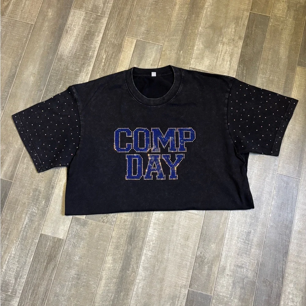 Completion Day Rhinestone Sweatshirt - Picture 1 of 3